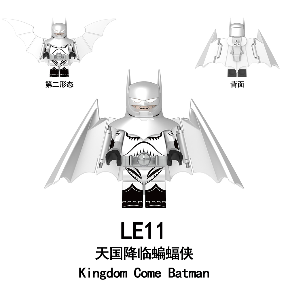 LE10-12  Movie DC Comic SuperHero Kingdom Come Batman Second Form Juguetes Minifigs Building Blocks Sets Educational  Kids Toys