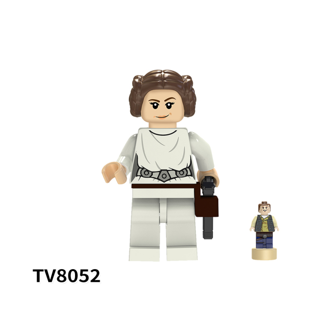 TV6107 Star War Leia Organa Han Solo Satine Kryze Clone Trooper Ahsoka Commander Building Block Figure Toy Bricks