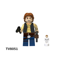 TV6107 Star War Leia Organa Han Solo Satine Kryze Clone Trooper Ahsoka Commander Building Block Figure Toy Bricks
