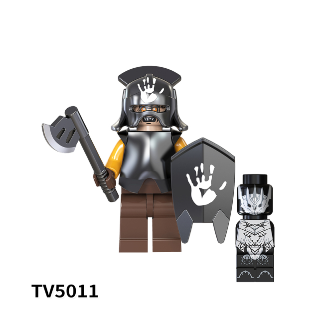 TV6402 Lord Of The Rings  Movie ORCS Uruk-haf Goblin  Mini Bricks Building Block Figure Plastic Educational Kids Toys