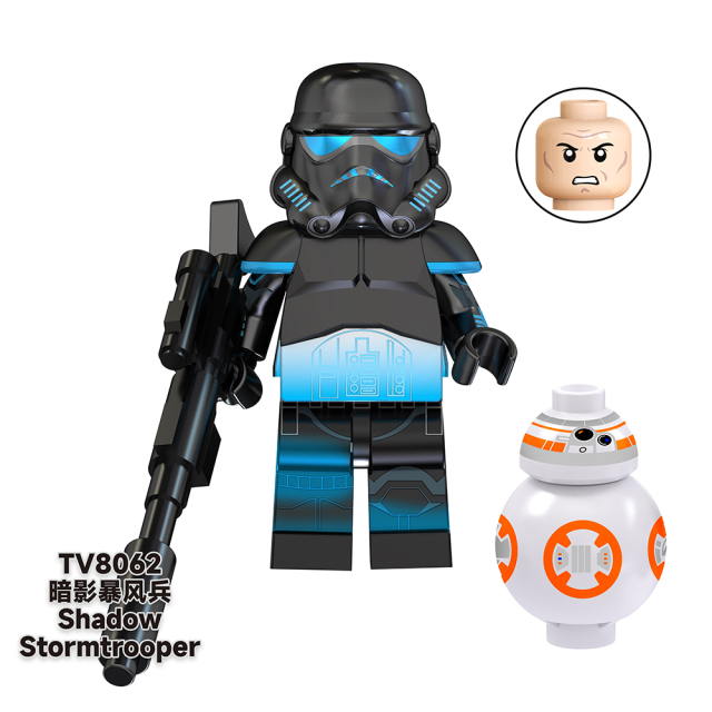 TV6108 Star War Trooper Clone Commander Fox Stone Ganch Bly Mini Building Blocks Action Figures Children Education Toy