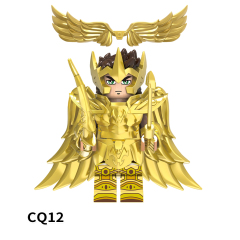 CQ11-16 Gold Twelve Constellation Saint Leo Sagittarius Scorpius Aquarius Cancer Capricornus Building Blocks Kids Mini Gift Toys
