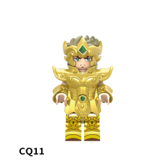 CQ11-16 Gold Twelve Constellation Saint Leo Sagittarius Scorpius Aquarius Cancer Capricornus Building Blocks Kids Mini Gift Toys