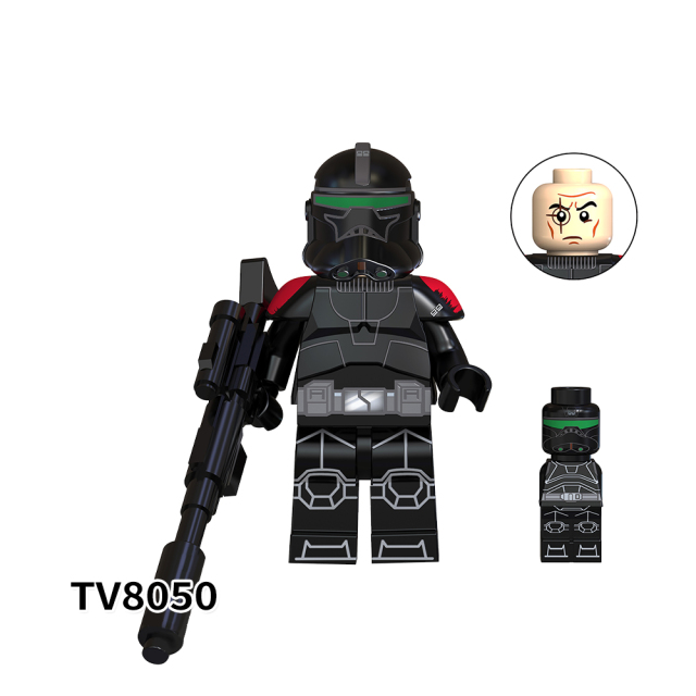 TV6107 Star War Leia Organa Han Solo Satine Kryze Clone Trooper Ahsoka Commander Building Block Figure Toy Bricks