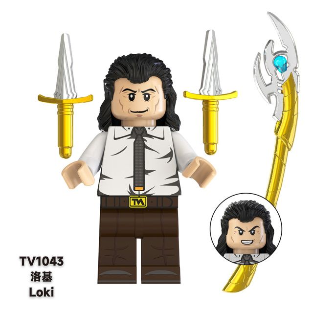 TV6206 Marvel Comics Super Heroes Loki Iron Man Mini Bricks Building Block Figure Toys For Kids
