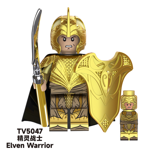 TV6406 Lord Of The Rings Movie Elven Warrior Archer Haldir Mini Bricks Building Block Figure Plastic Educational Kids Toys