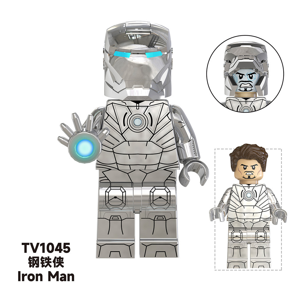 TV6206 Marvel Comics Super Heroes Loki Iron Man Mini Bricks Building Block Figure Toys For Kids