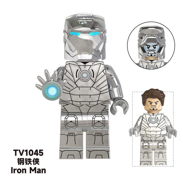 TV6206 Marvel Comics Super Heroes Loki Iron Man Mini Bricks Building Block Figure Toys For Kids