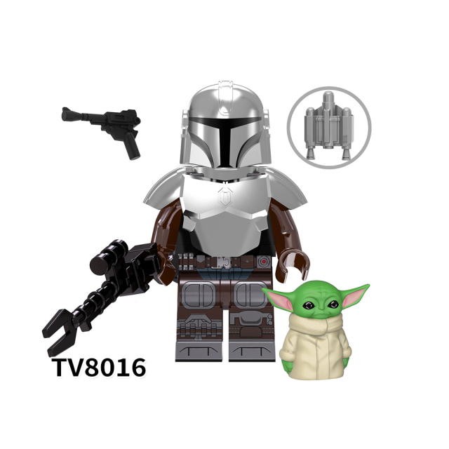 TV6102  Star Wars Movie Character 212 Clone Gunner  Airbrne Trooper Boy Juguetes Mini Building Blocks Educational Kids Toys