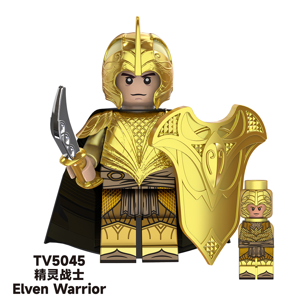 TV6406 Lord Of The Rings Movie Elven Warrior Archer Haldir Mini Bricks Building Block Figure Plastic Educational Kids Toys