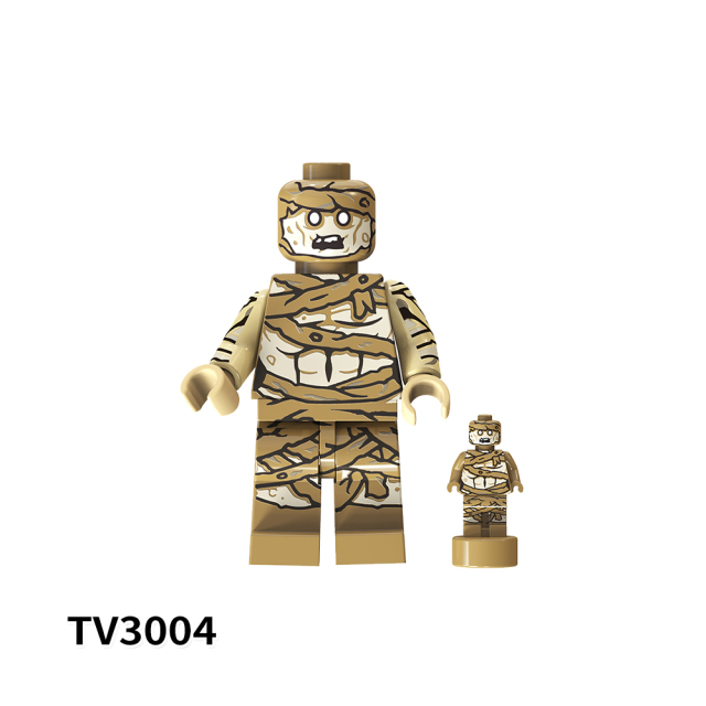 TV6301 Raiders of the Lost Ark Movie Assemble Indiana Jones  Dr. Rene Belloq Educational Building Blocks for Kids Gift Toys