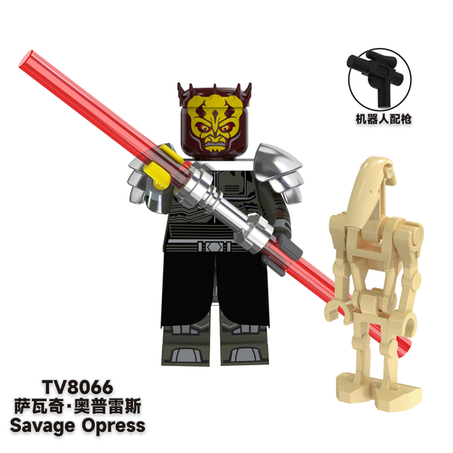 TV6109  Star Wars Movie Mandalorian Han Solo Bo Katan Movie Character Building Blocks Brick Educational Toy For Kids Boys