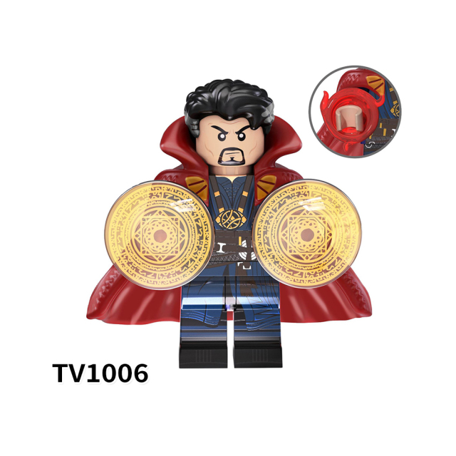 TV6201 Marvel Comics Super Heroes Captain America Doctor Stranges Iron Man Thor Black Panther Mini Bricks Building Block Figure Toys For Kids