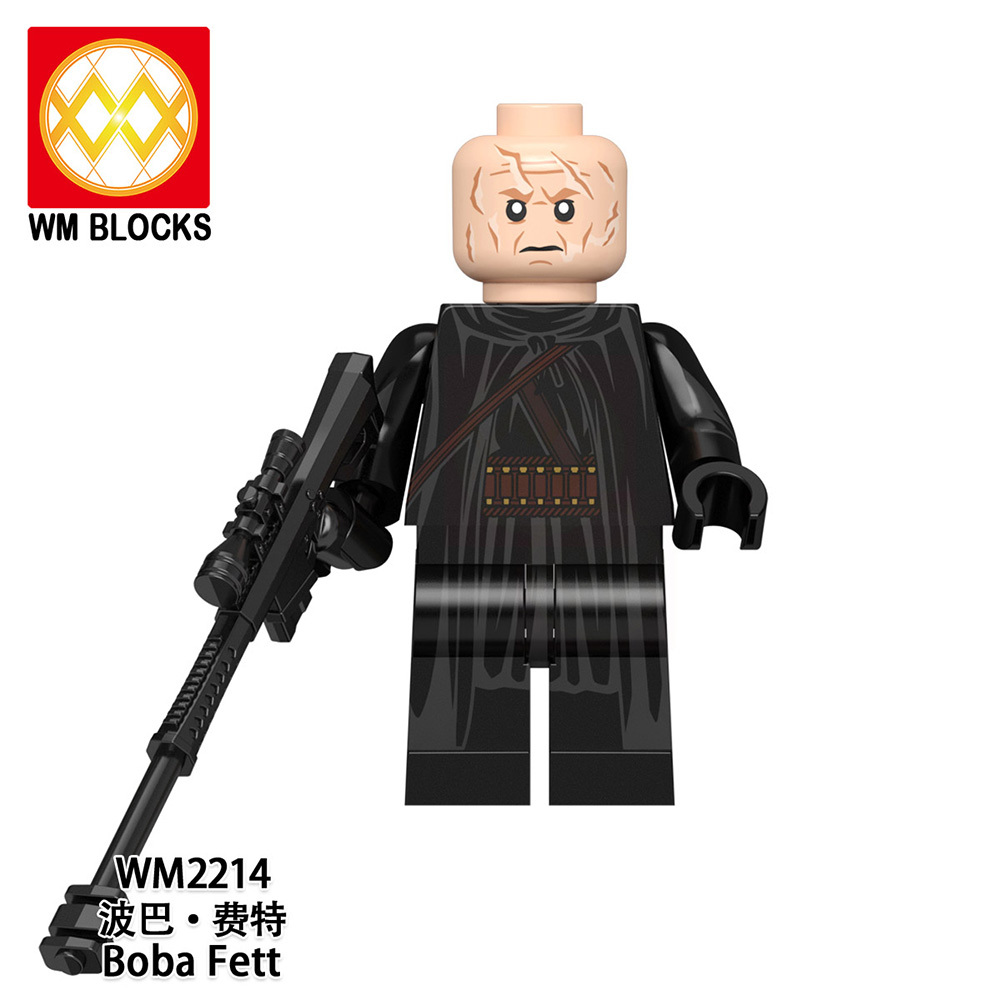 WM6122 Star wars Peli Motto Fenner shand transport troopers Boba fett Greef karga jango shoretrooperss Cobb vanth mini figures juguetes mini toys building blocks sets Toys for kids