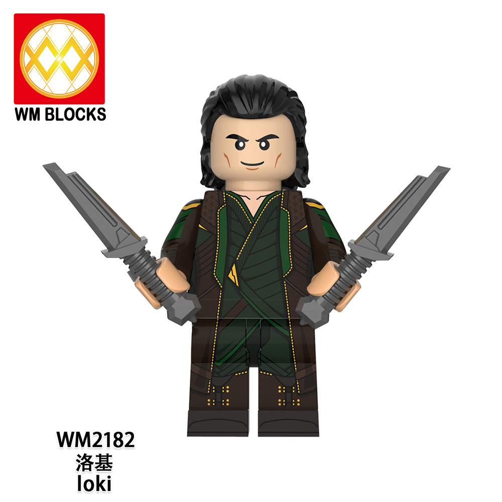 WM6118 DC Marvel superhero Loki mini figures juguetes mini toys building blocks sets Toys for kids