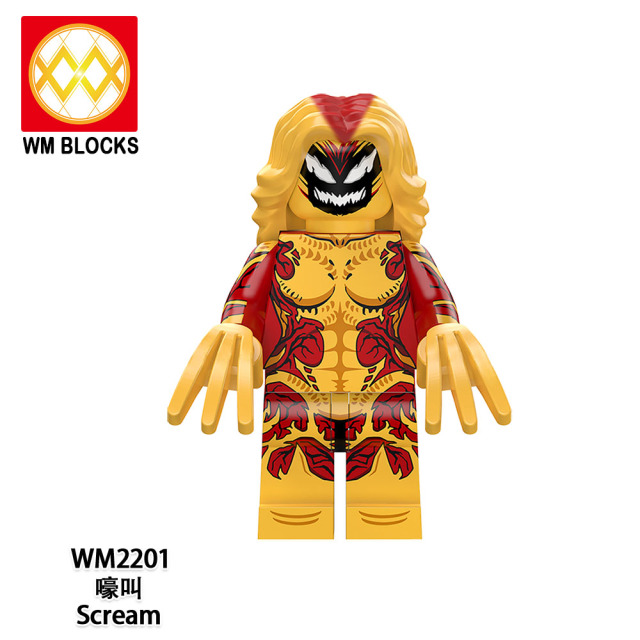 WM6120 DC Marvel superhero carnage Cletus kasady Eddie brock venom anti scream mini figures juguetes mini toys building blocks sets Toys for kids