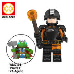 WM6119 DC Marvel superhero Loki sylvie Kang Kang the conqueror mobius TVA agent mini figures juguetes mini toys building blocks sets Toys for kids