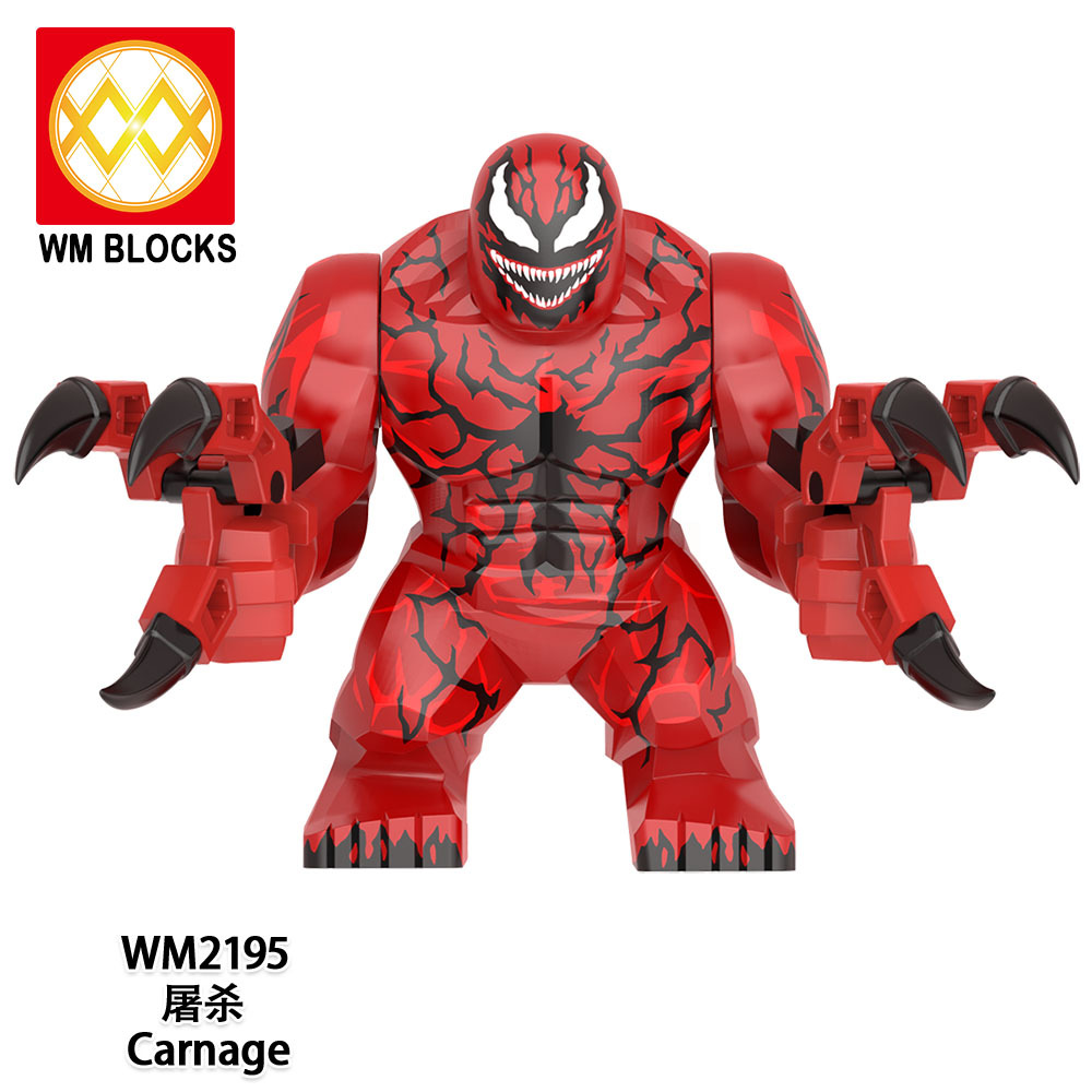 WM6120 DC Marvel superhero carnage Cletus kasady Eddie brock venom anti scream mini figures juguetes mini toys building blocks sets Toys for kids