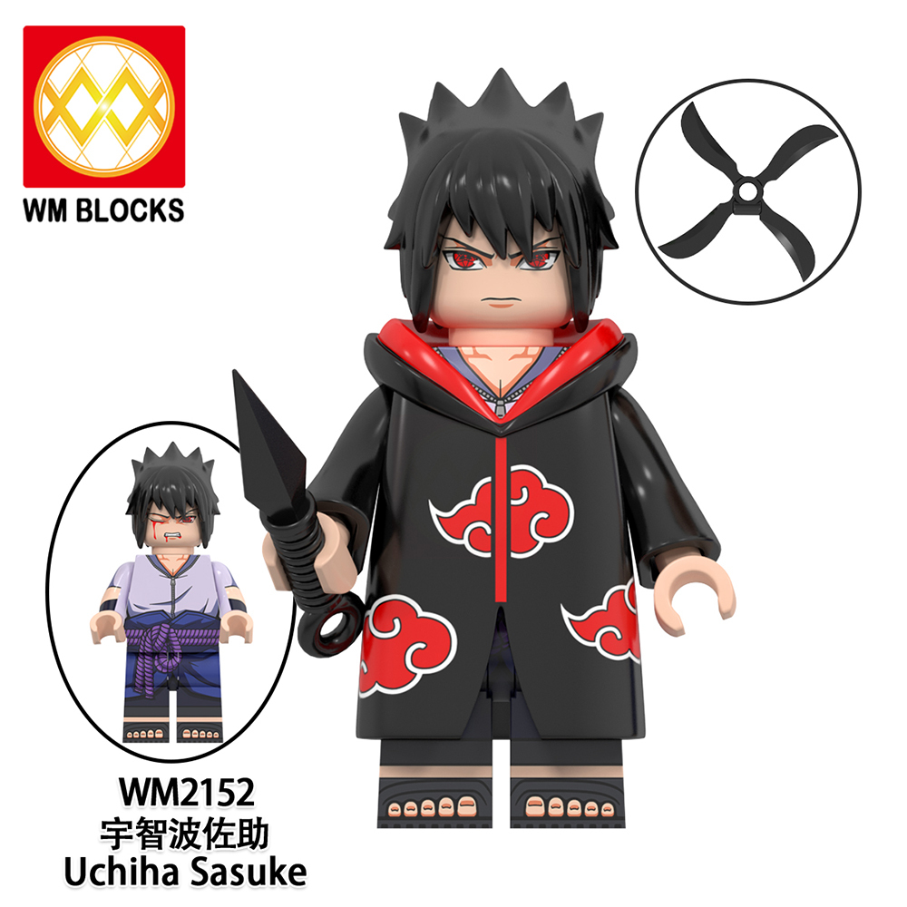 WM6113 Anime Naruto Uchiha obito kakashi sasori pein sasuke mini figures juguetes mini toys building blocks sets Toys for kids