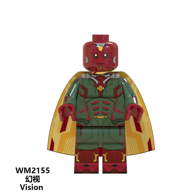 WM6115 DC Marvel superhero Vision Wanda Maximoff Quicksilver Bily Tommy mini figures juguetes mini toys building blocks sets Toys for kids