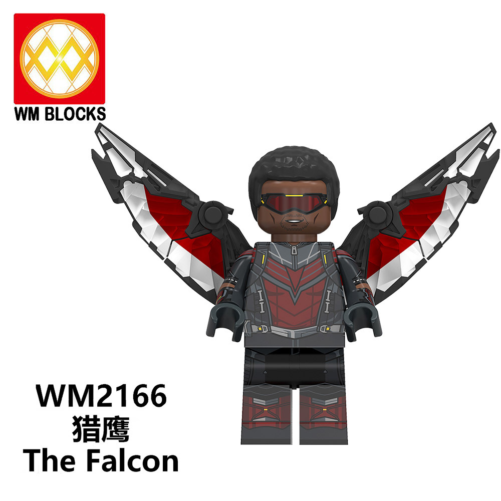 WM6117 DC Marvel superhero Winter soldier the Falcon Karl Zemo John Walker mini figures juguetes mini toys building blocks sets Toys for kids
