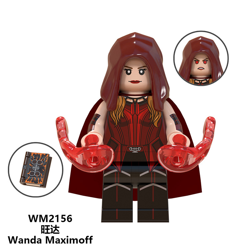 WM6115 DC Marvel superhero Vision Wanda Maximoff Quicksilver Bily Tommy mini figures juguetes mini toys building blocks sets Toys for kids
