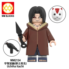 WM6113 Anime Naruto Uchiha obito kakashi sasori pein sasuke mini figures juguetes mini toys building blocks sets Toys for kids