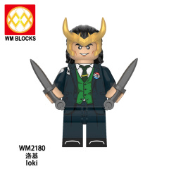WM6118 DC Marvel superhero Loki mini figures juguetes mini toys building blocks sets Toys for kids