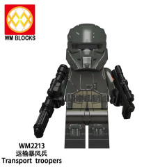 WM6122 Star wars Peli Motto Fenner shand transport troopers Boba fett Greef karga jango shoretrooperss Cobb vanth mini figures juguetes mini toys building blocks sets Toys for kids