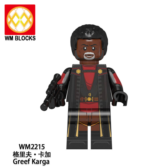 WM6122 Star wars Peli Motto Fenner shand transport troopers Boba fett Greef karga jango shoretrooperss Cobb vanth mini figures juguetes mini toys building blocks sets Toys for kids