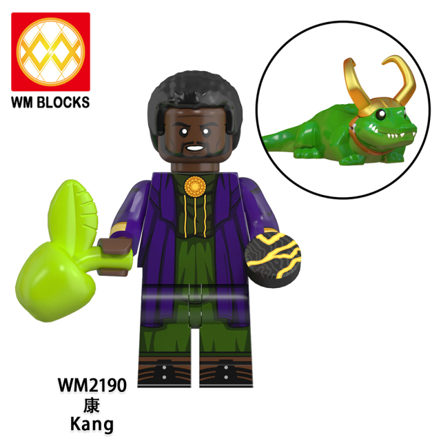 WM6119 DC Marvel superhero Loki sylvie Kang Kang the conqueror mobius TVA agent mini figures juguetes mini toys building blocks sets Toys for kids