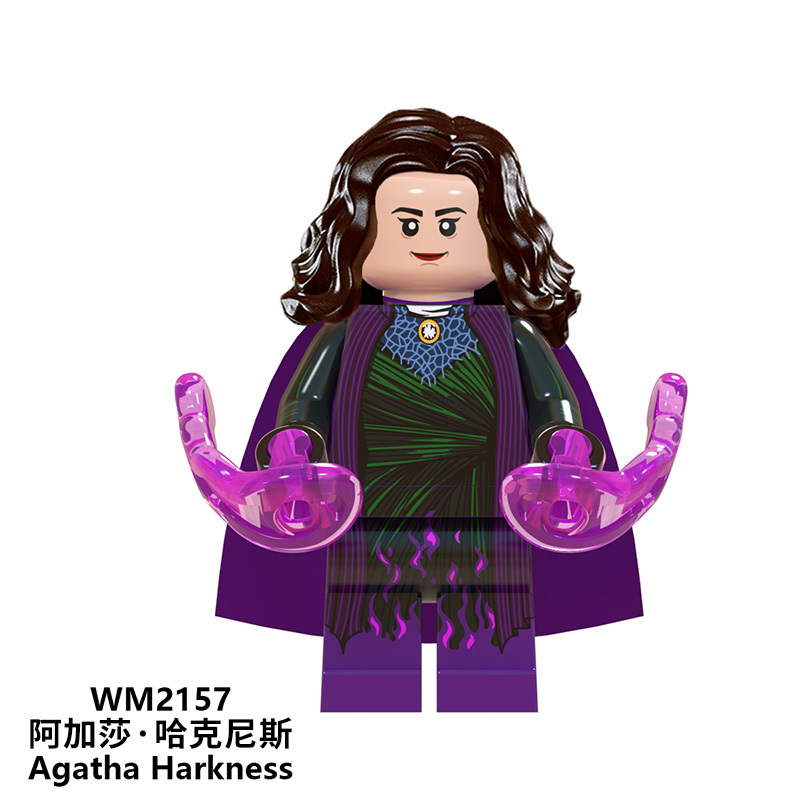 WM6115 DC Marvel superhero Vision Wanda Maximoff Quicksilver Bily Tommy mini figures juguetes mini toys building blocks sets Toys for kids