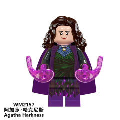 WM6115 DC Marvel superhero Vision Wanda Maximoff Quicksilver Bily Tommy mini figures juguetes mini toys building blocks sets Toys for kids
