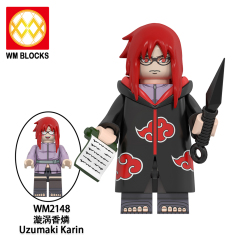 WM6113 Anime Naruto Uchiha obito kakashi sasori pein sasuke mini figures juguetes mini toys building blocks sets Toys for kids