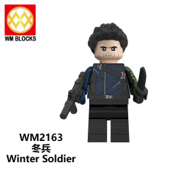 WM6117 DC Marvel superhero Winter soldier the Falcon Karl Zemo John Walker mini figures juguetes mini toys building blocks sets Toys for kids