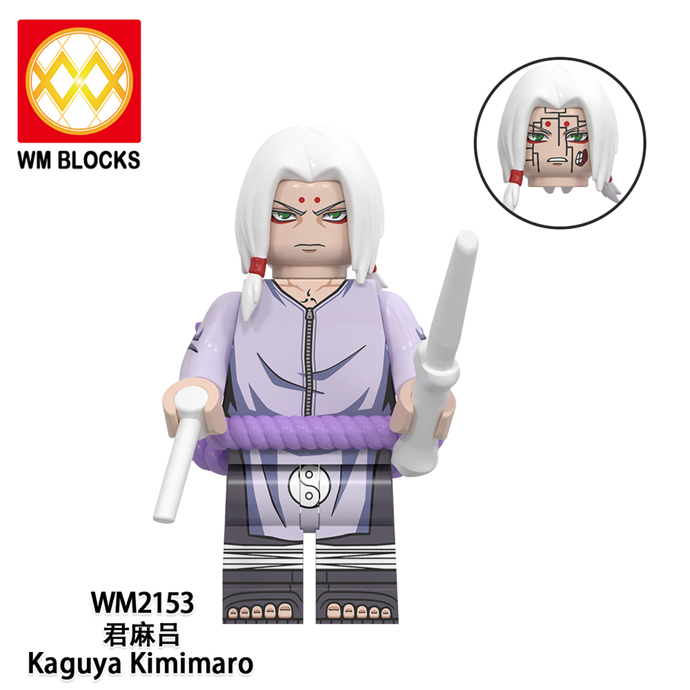 WM6113 Anime Naruto Uchiha obito kakashi sasori pein sasuke mini figures juguetes mini toys building blocks sets Toys for kids