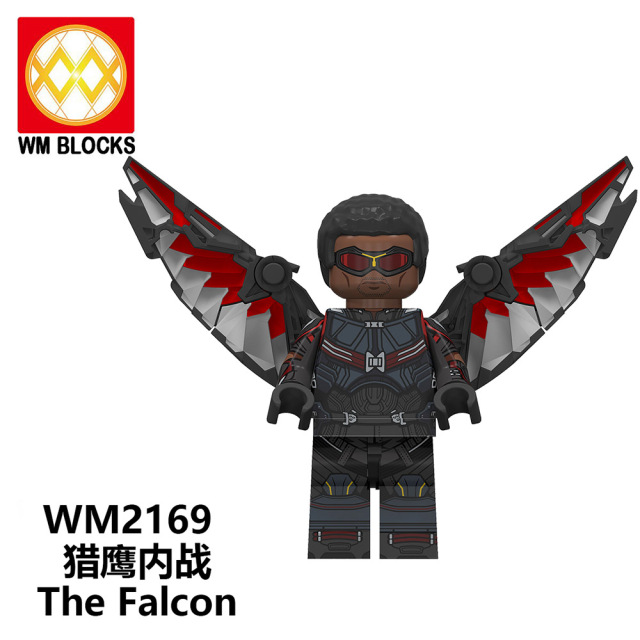 WM6117 DC Marvel superhero Winter soldier the Falcon Karl Zemo John Walker mini figures juguetes mini toys building blocks sets Toys for kids