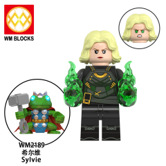 WM6119 DC Marvel superhero Loki sylvie Kang Kang the conqueror mobius TVA agent mini figures juguetes mini toys building blocks sets Toys for kids