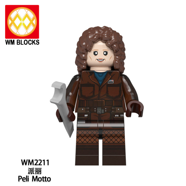 WM6122 Star wars Peli Motto Fenner shand transport troopers Boba fett Greef karga jango shoretrooperss Cobb vanth mini figures juguetes mini toys building blocks sets Toys for kids
