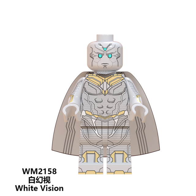 WM6115 DC Marvel superhero Vision Wanda Maximoff Quicksilver Bily Tommy mini figures juguetes mini toys building blocks sets Toys for kids