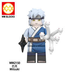 WM6113 Anime Naruto Uchiha obito kakashi sasori pein sasuke mini figures juguetes mini toys building blocks sets Toys for kids