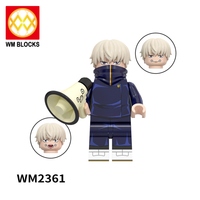 WM6140 Anime Jujutsu Kaisen Rogo Gojo satoru Geto suguru Mahito zenin maki inumaki toge geto suguru panda mini figures juguetes mini toys building blocks sets Toys for kids