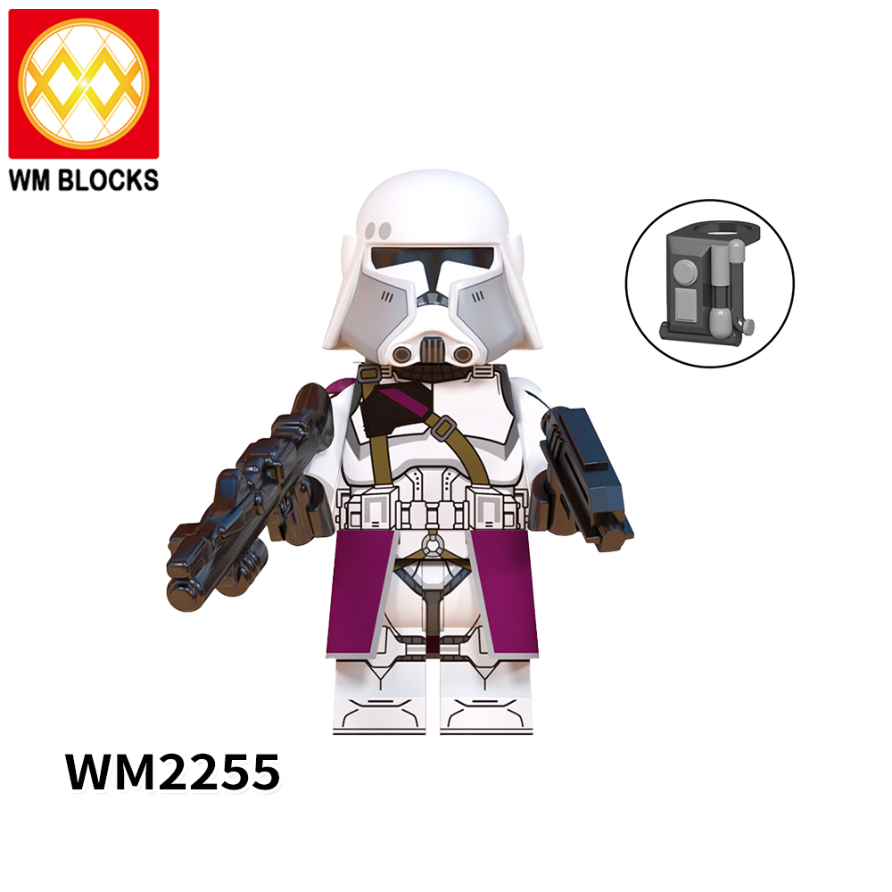 WM6127 Star wars Nova corps Marine Trooper squad 3 AT-RT Trooper squad2 mini figures juguetes mini toys building blocks sets Toys for kids