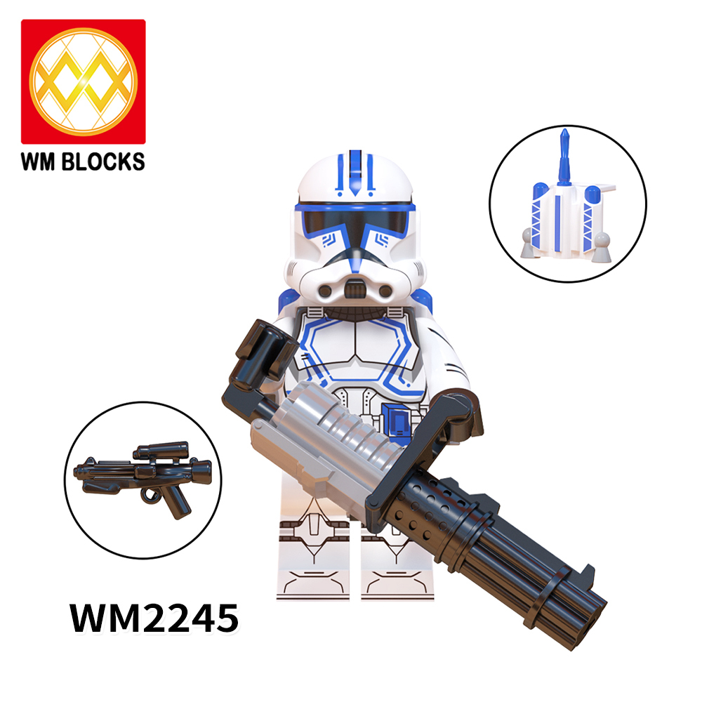WM6126 Star wars Dogma Echo Hardcase Jesse Fives KIx Rex Tup mini figures juguetes mini toys building blocks sets Toys for kids