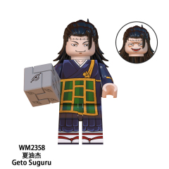 WM6139 Anime Jujutsu Kaisen Kugisaki nobara itasori yuji Fushiguro Megumi Hanao Rogo Gojo satoru Geto suguru Mahito mini figures juguetes mini toys building blocks sets Toys for kids