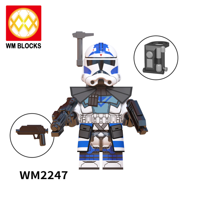 WM6126 Star wars Dogma Echo Hardcase Jesse Fives KIx Rex Tup mini figures juguetes mini toys building blocks sets Toys for kids
