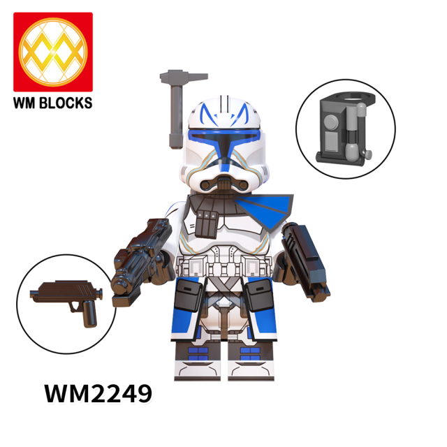 WM6126 Star wars Dogma Echo Hardcase Jesse Fives KIx Rex Tup mini figures juguetes mini toys building blocks sets Toys for kids