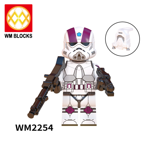 WM6127 Star wars Nova corps Marine Trooper squad 3 AT-RT Trooper squad2 mini figures juguetes mini toys building blocks sets Toys for kids