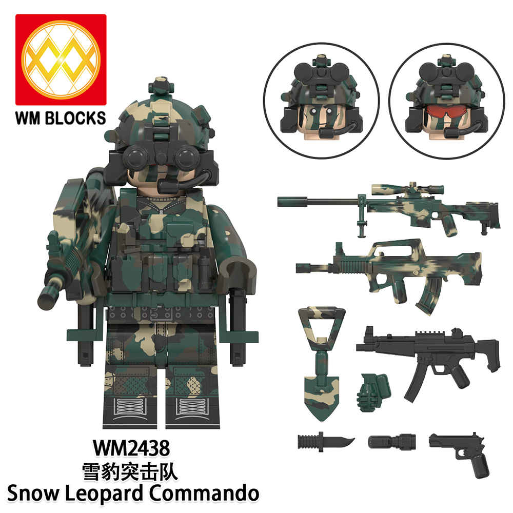 WM6147 military WW2 SWAT Soldiers Special air service KSK special forces Alpha special forces Navy seals SSO special forces mini figures juguetes mini toys building blocks sets Toys for kids