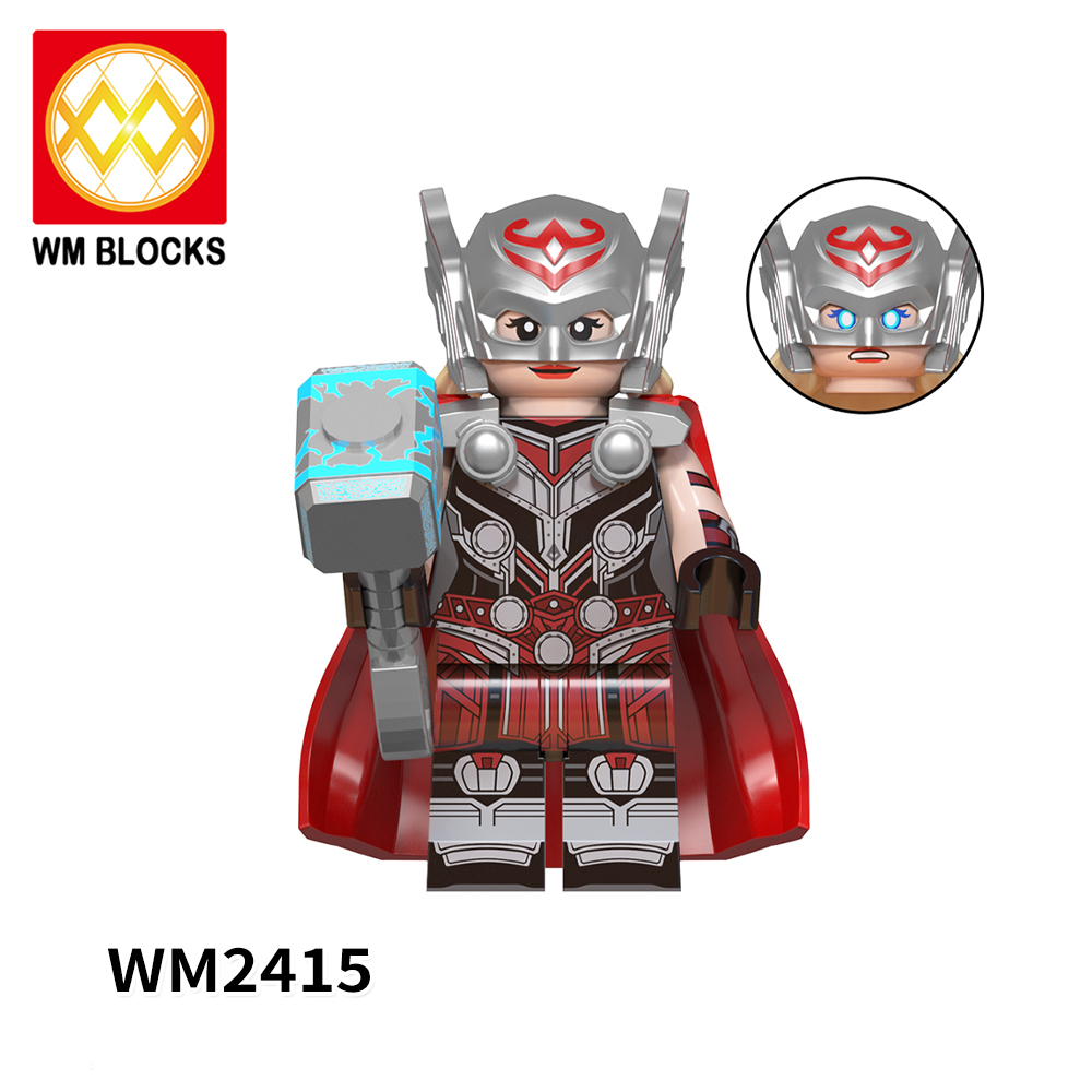 WM6146 DC Marvel superhero Thor Beta ray bill jane foster valkyrie gorr star lord mini figures juguetes mini toys building blocks sets Toys for kids